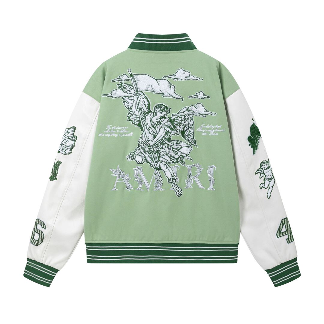 Amiri MA Angel Varsity Jacket